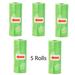 Pet Poop Bags Disposable Dog Waste Bags Bulk Poop Bags with Leash Clip and Bone Bag Dispenser 5 Rolls of 75 Pcs Bags