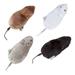 4 Pcs Wind up Mouse Toy Hair Scrunchies Mouse Toys for Cat Toys for Kids Kid Toy Toy Rat Pet Cat Mouse Toys Child