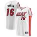 "Caleb Martin Men's Fanatics Branded White Miami Heat Fast Break Custom Replica Jersey - Association Edition"