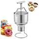 Donut Holder 5L Capacity Donut Dropper Food Grade Manual Donut Dispenser 6 Adjustable Thickness Donut s with Stand Donut Batter Dispenser for Home and Use