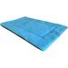 Dog Crate Mat Comfort Dog Bed Or Cat Bed Soft Fleece Nap Mat Easy Maintenance Machine Washable Dog Bed Blue 24 In X 18 In Small Dog Bed