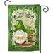 St. Patrick s Day Garden Flag 12x18 Double Sided Irish Holiday Spring Decorations Sign for Home Yard Happy Green Gnomes Clover