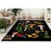 Modern Rug Car Mat Rugs Easy to Clean Rug Bath Rug Colorful Rugs Black Rugs Leaves Rug Entry Rug Mushroom Rugs Outdoor Rug 2.6 x5 - 80x150 cm