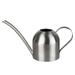 GERsome Stainless Steel Watering Can Metal Watering Can with Long Spout Watering Can for Outdoor and Indoor Plants Mini Watering Can Long Spout Water Can Plant Watering Can Small Watering Can