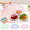 Rvasteizo Kitchen Gadgets Foods Cover Umbrella Tent Mosquito Protection Mesh Screen Reusable And Foldable Outdoor Picnic BBQ Food Covers Net For Fly & Mosquito 2 Pcs
