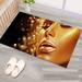 Luxury Rug Office Decor Rug Entry Rug Gift For Him Golden Woman Face Rugs Woman Rugs Modern Rugs Gift For Her Stair Rug Indoor Rug 3.3 x5 - 100x150 cm