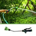 Watering Wand Alloy Garden Hose Wand With 8 Spray Patterns 19-Inch Long Hose Nozzle Sprayer With Thumb Control Ideal To Water Hanging Baskets And Shrubs