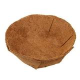 WOVTE 2PCS Round Replacement Coco Liner for Hanging Basket 24 Inch Coconut Fiber Plant Basket Liner for Garden Planter Flower Pot (Round)