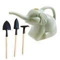 Holloyiver Plastic Elephant Watering Can Pot Jug Home Garden Lawn Creative Gardening Tool 2 Quart 1/2 Gallon Plastic Elephant Patio Lawn Gardening Tool Plant Outdoor Watering Supplies