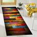 Modern Rugs Kitchen Rugs Modern Rugs Easy to Clean Rug Painted Wood Panels Rug Large Rug Soft Rugs Indoor Rugs Colorful Rug 3.3 x9.2 - 100x280 cm