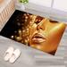 Luxury Rug Office Decor Rug Entry Rug Gift For Him Golden Woman Face Rugs Woman Rugs Modern Rugs Gift For Her Stair Rug Indoor Rug 3.9 x5.9 - 120x180 cm