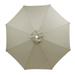 CELNNCOE Garden Umbrella Outdoor Stall Umbrella Beach Sun Umbrella Replacement Cloth 118 Inch Diameter With 6 Bones Home Decor