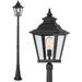 YGDU Outdoor Pole Lamp Post Light Outdoor Street Light Lamp Posts Road Lighting Waterproof Aluminum with Glass Pole Lighting Fixture for Backyard Garden Patio Pathway