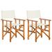 vidaXL Director s Chair Foldable Camping Chair for Outdoor Solid Wood Acacia