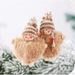 2pc Christmas Boy Girl Plush Doll Xmas Tree Pendant Decoration Party Decor