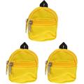 3pcs Doll Photography Prop Small Backpack Toy Doll Costume Ornament Backpack Prop