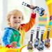 Mini Ukulele Kids Guitar Musical Toy Mini Bass Guitar Kids Ukulele Simulation Stringed Toys 4 Strings Instruments Educational Learning Toddler Toys Gifts for Ages 1-3 Year Old Boys and Girls