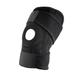 Adjustable Strap Elastic Patella Sports Gym Support Brace Black Neoprene Knee