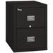 FireKing Black Patriot 1 Hour Fire Resistant 31 depth File Cabinet with 2 Drawers filing Legal hanging folders