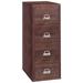 FireKing Light Walnut 1 Hour Fire Resistant File Cabinet - 4 Drawer Legal 31 depth