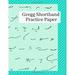 Pre-Owned Gregg Shorthand Practice Paper: Gregg Shorthand Notebook for Faster Writing and Taking Notes With - Large Steno Book Blue Design Paperback