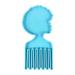 Qisuw DIY Hair Styling Comb Mould Handicrafts Ornaments Mold Handmade African Men Women Heads Shaped Combs Epoxy Resin Mold