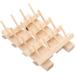 Show Rack DIY Spool Holder Knitting Tool Wood Thread Holder Sewing Tool Home Sewing Supplies Sewing Thread Organizer Household Wood Thread Rack Wooden Multipurpose Accessories