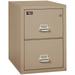 FireKing Taupe 2 Hour Fire Resistant File Cabinet - 2 Drawer Letter 31 depth