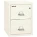 FireKing Ivory White 1 Hour Fire Resistant File Cabinet - 2 Drawer Legal 25 depth