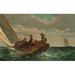 Breezing Up - A Fair Wind by Winslow Homer Poster Print - Winslow Homer (24 x 15)