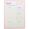 Notebooks The Notebook Pastel Colors To-do List to Do List Notebook Checklist Notepad Calendar for Homeschool Notepad Set Planner Pink Paper Work