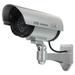 Camera Dummy Surveillance Camera Dummy - Fake Camera with Red LED Light - Deceptively Real for Wall and Ceiling - Required 2xAA Battery