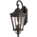 YGDU OL5402GBZ Cotswold Lane Outdoor Patio Lighting Wall Lantern Bronze 3-Light (10 W x 24 H) 180watts