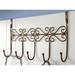 Coat Rack Over The Door Hooks Over Door Hanger with 5 Hooks Back Door Hanger Organizer Door Hooks for Dormitory Bronze 1Pcs