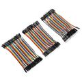 Jumper Wires-Samfox Colorful Jumper Wire Set Jumper Wire para Protoboard Jumper Wire Cable Jumper Wire Ribbon 10cm 3pcs