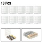 Battery Plastic Case Storage Box For AA AAA Batteries Conservation 67Ã—60Ã—18mm