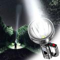 Deagia Flashlight for Camping Clearance Strong Light Portable Flashlight USB Rechargeable Abs Outdoor Led Multifunctional Household Searchlight Portable Lamp