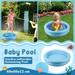 KANY Inflatable Pool Inflatable Swimming Pool Blow Up Pool Inflatable Baby Swimming Pool Portable Inflatable Children Pool Water Game Swim Center Round Inflatable Above Ground Above Ground Pool Blue