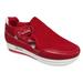 Womens Sneakers Women s Walking ShoesCasual Breathable Athletic Tennis Slip on Sneakers Red