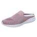 Fauean Womens Sneakers Casual Mesh Breathable Non Slip Soft Sole Tennis Shoes Daily Wear Pink Size 40