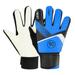 1Pair Kids Soccer Football Goalkeeper Gloves Youth Sizes Tight FittingLatex Portable Anti-Slip Wearable Thin Section Children Sports Soccer Gloves (7# Blue)