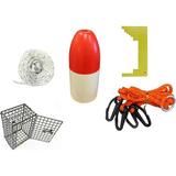 Crabbing Accessory Kit 100 Non-Lead Sinking Line/Clipper/Harness/Bait Cage & Float Crabbing Accessory Kit