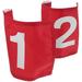 Flag Golf Balls 2 Pcs Training Equipment Golfing Number Practice Green Outdoor Red Polyester