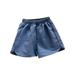 gvdentm Toddler Soccer Shorts Boys Shorts with Drawstring Solid Boys Summer Shorts Pull On Active Jogger Shorts Blue 3-4 Years