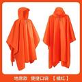 Waterproof Rain Poncho Lightweight Reusable Hiking Hooded Coat Jacket Outdoor