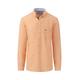 Fynch-Hatton Herren Leinenhemd Langarm Regular Fit, orange, Gr. M