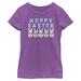 Girls Youth Mad Engine Purple Star Wars Hoppy Easter Egg Stormtrooper Graphic T-Shirt