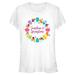 Women's Mad Engine White Disney Princess Sunshine & Springtime Graphic T-Shirt