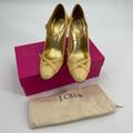 J. Crew Shoes | J Crew Womens Shoes 7 Mary Jane Heels Patent Leather Yellow Classic New Alessia | Color: Yellow | Size: 7