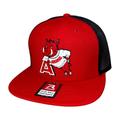 Nike Accessories | Arkansas Razorbacks- Leaning A 3d Wool Blend Flat Bill Hat- Red/ Black | Color: Black | Size: Os